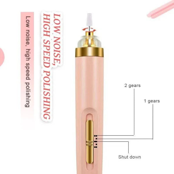 5 In 1 Professional Manicure Nail | Salon Nail Finishing Touch | Nail Grinding, Burnishing Machine | Full Manicure And Pedicure Tool –