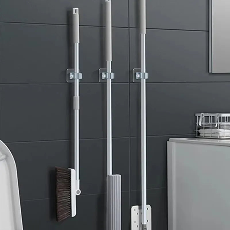Modern Mop and Broom Holder Set – Wall-Mounted Utility Hooks (Buy 3 Piece Or 4 Piece On Discounted Price)