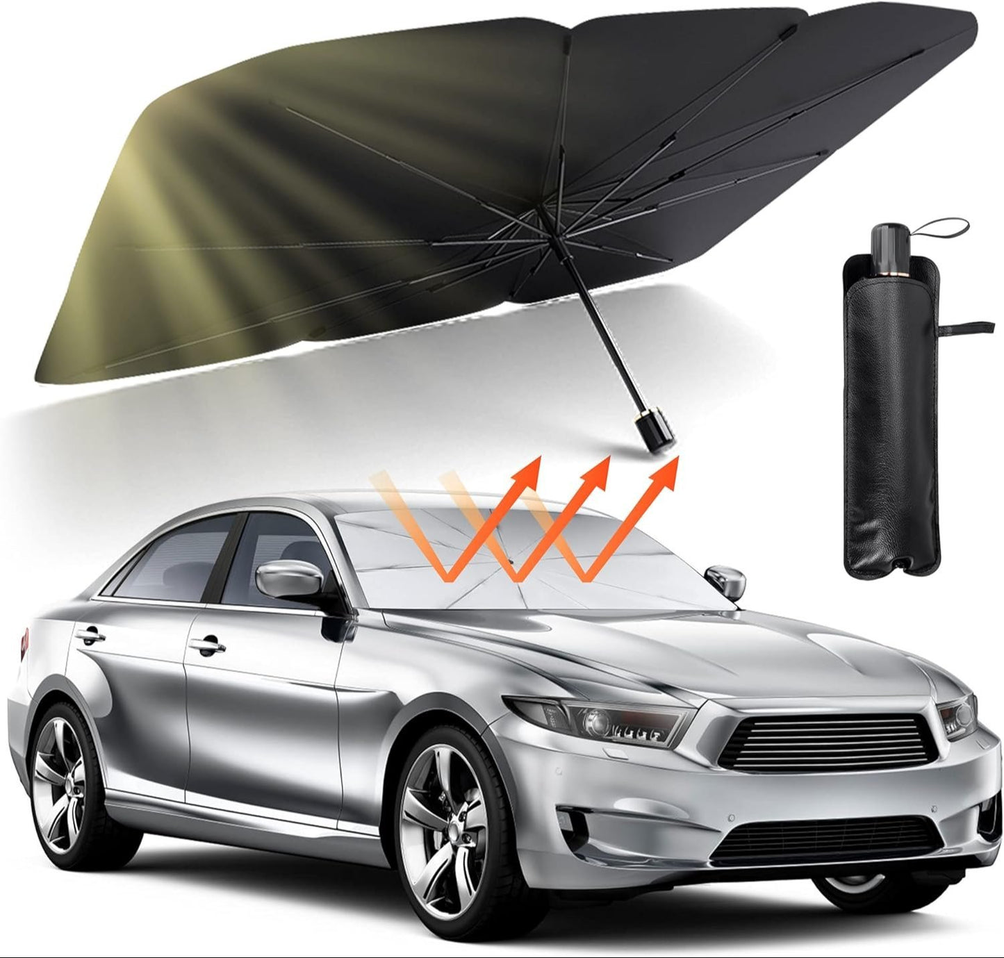 Car Sunshade Umbrella Sun Interior Windshield Protection Accessories